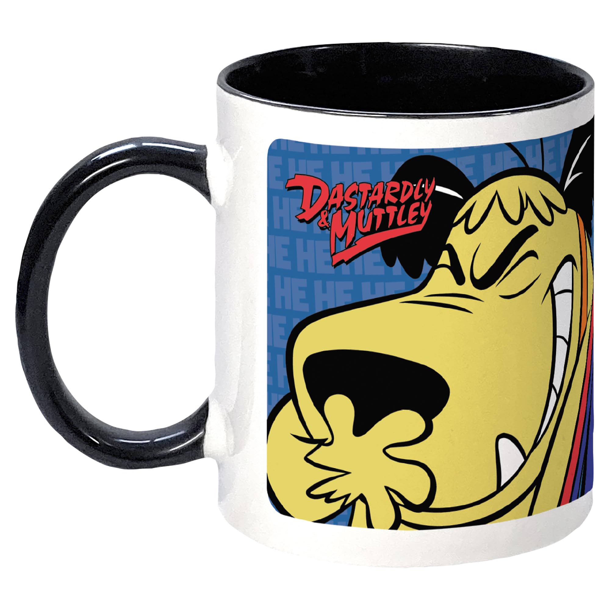 Dastardly and Muttley Mug. Drat and Double Drat Wacky Races Catch The Pigeon, Ceramic, 250ml