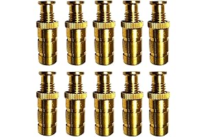 10 Pack Brass Pool Cover Anchor for Inground Pools