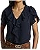 Lauren Ralph Lauren Ruffle-Trim Georgette Blouse - #3 of 4