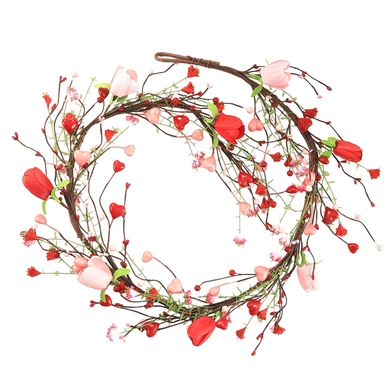 Tulipes artificielles pliables en rotin : l'accent parfait pour votre table de Saint-Valentin