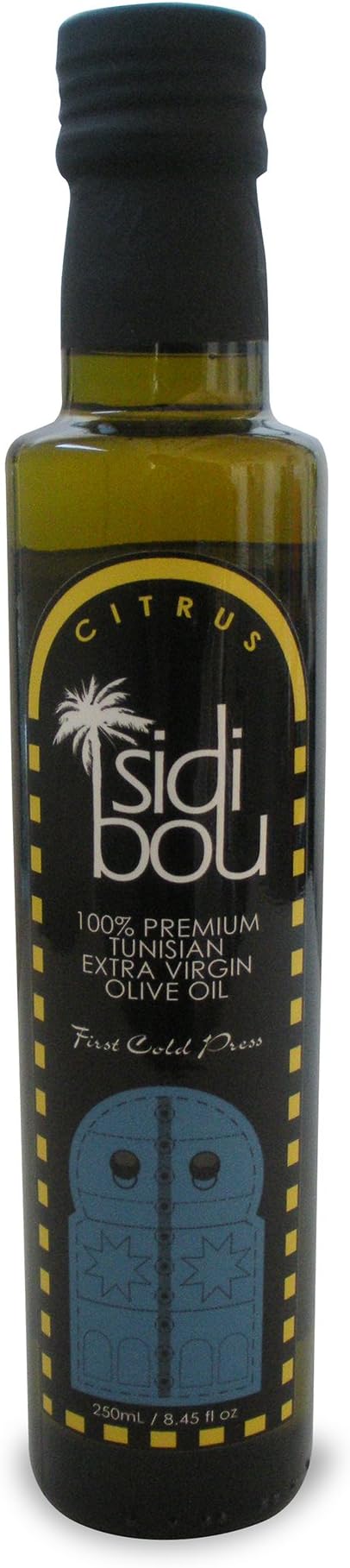 Premium Tunisian Extra Virgin Olive Oil (Citrus Infused, 250ml/8.45 o.z.)