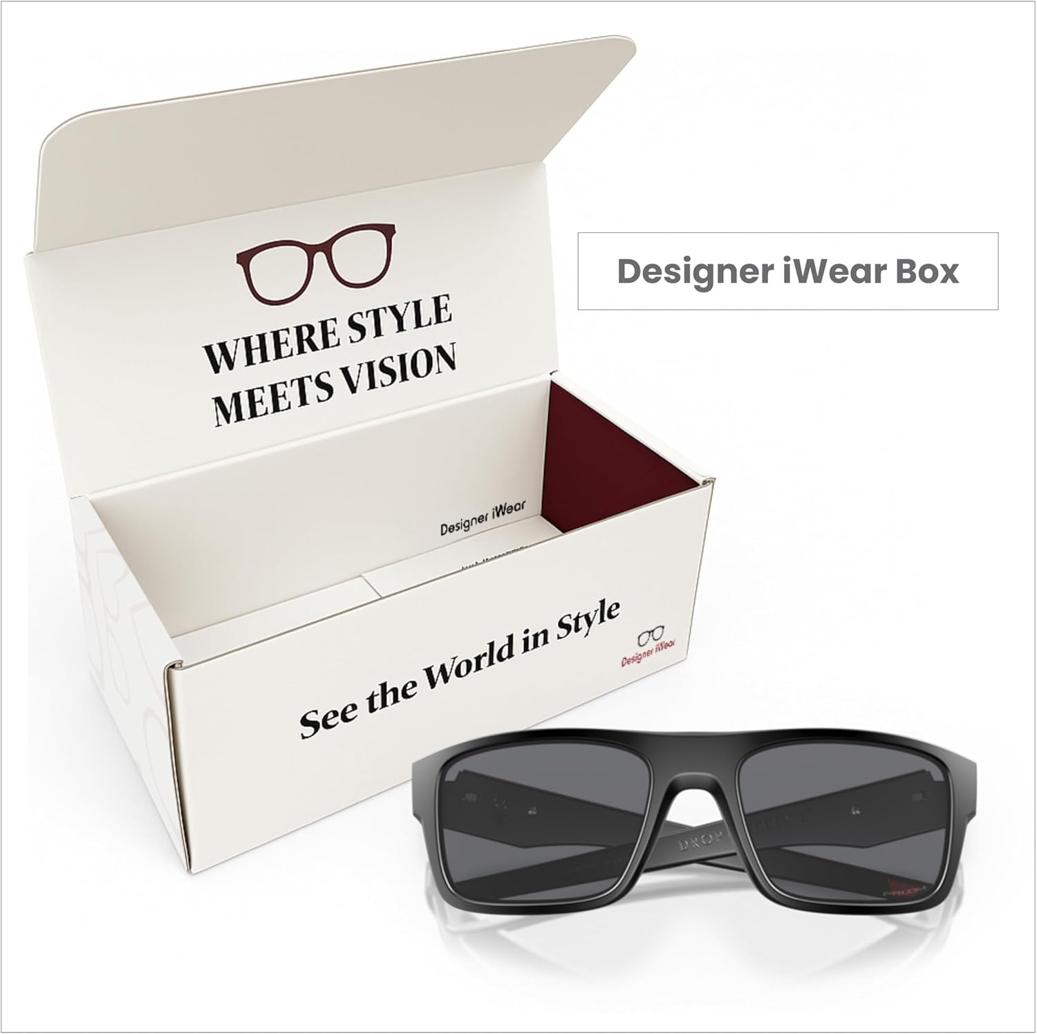 OAKLEY Drop Point OO9367 Rectangle Sunglasses for Men+ Bundle Accessory Leash Kit, Microfiber Pouch