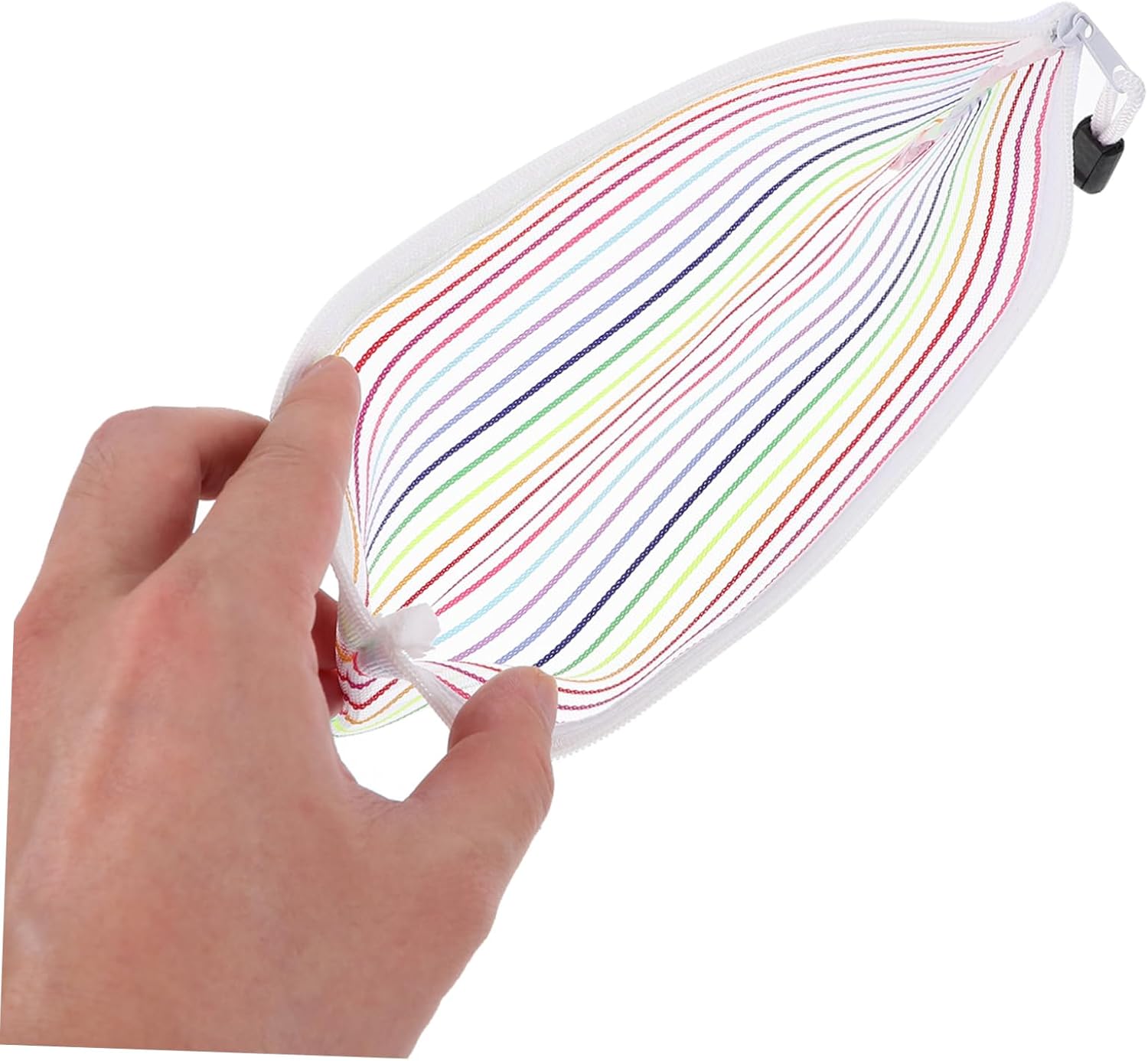 DOITOOL 6pcs Favor Zippered Pouches for Packing Storage Cash Coins Receipts Pencil Pens
