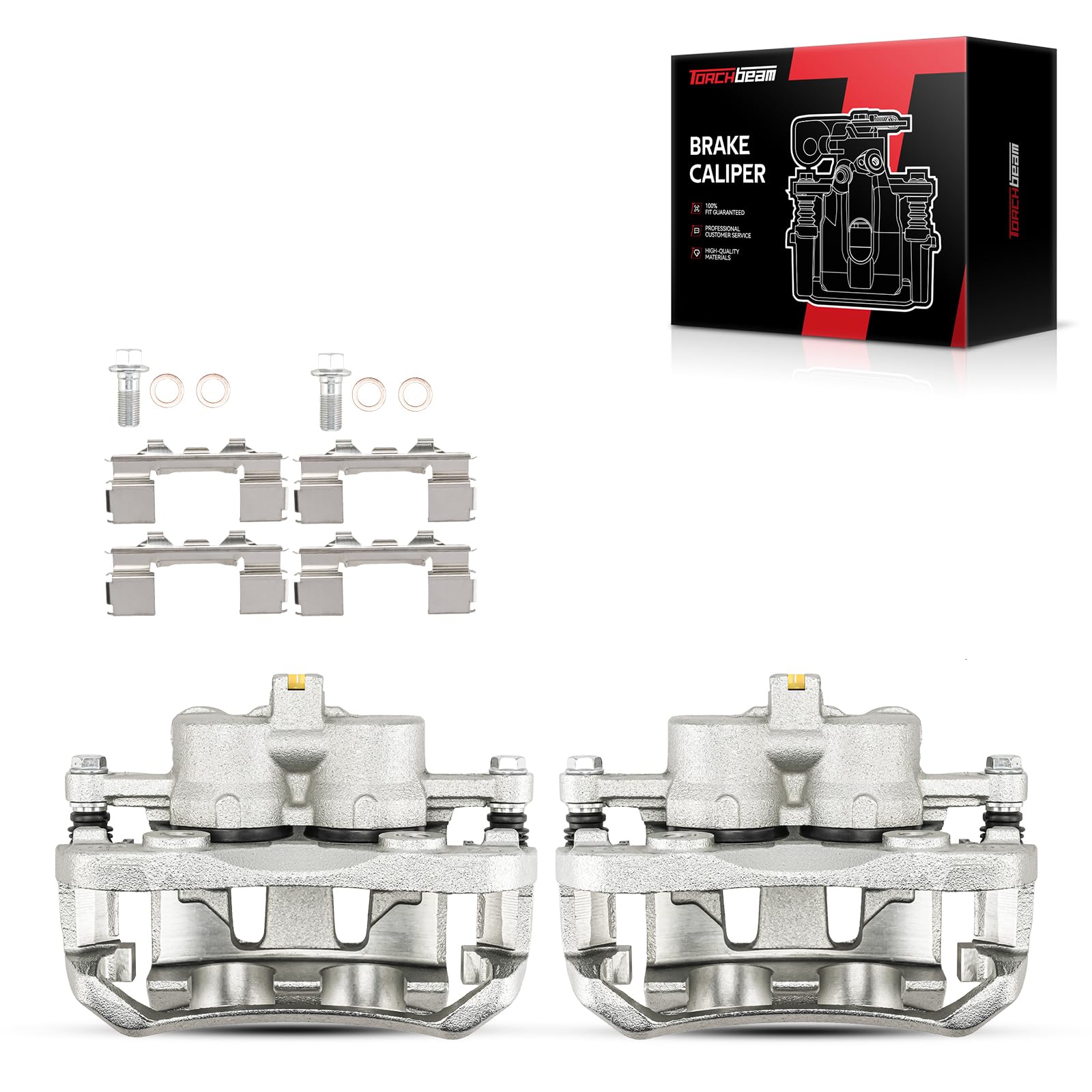 Torchbeam Front Brake Calipers Set for Nissan Frontier 1999-2000 3.3L RWD