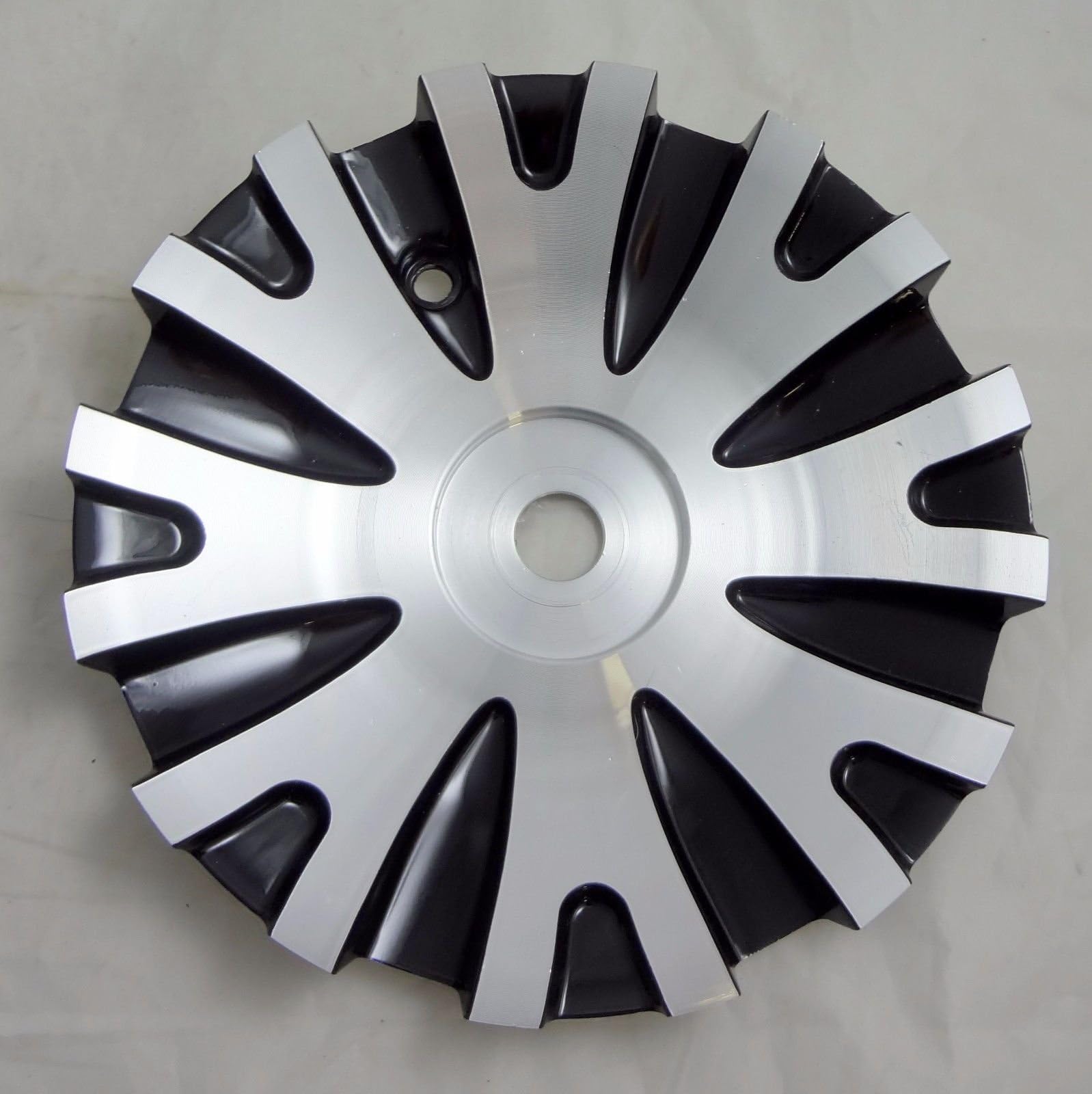 ARMANO WHEEL CENTER CAP 506L198-BAL SL1209-02 BLACK MACHINED 7 3/4" NEW