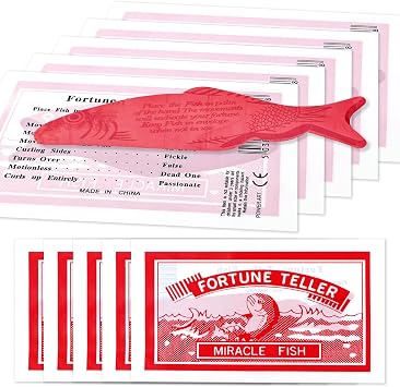 Fortune Teller Miracle Fish, 200 Packs Fortune Telling Fish for Kids and Adults-Magic Novelty Fortune Telling Toys for Christmas