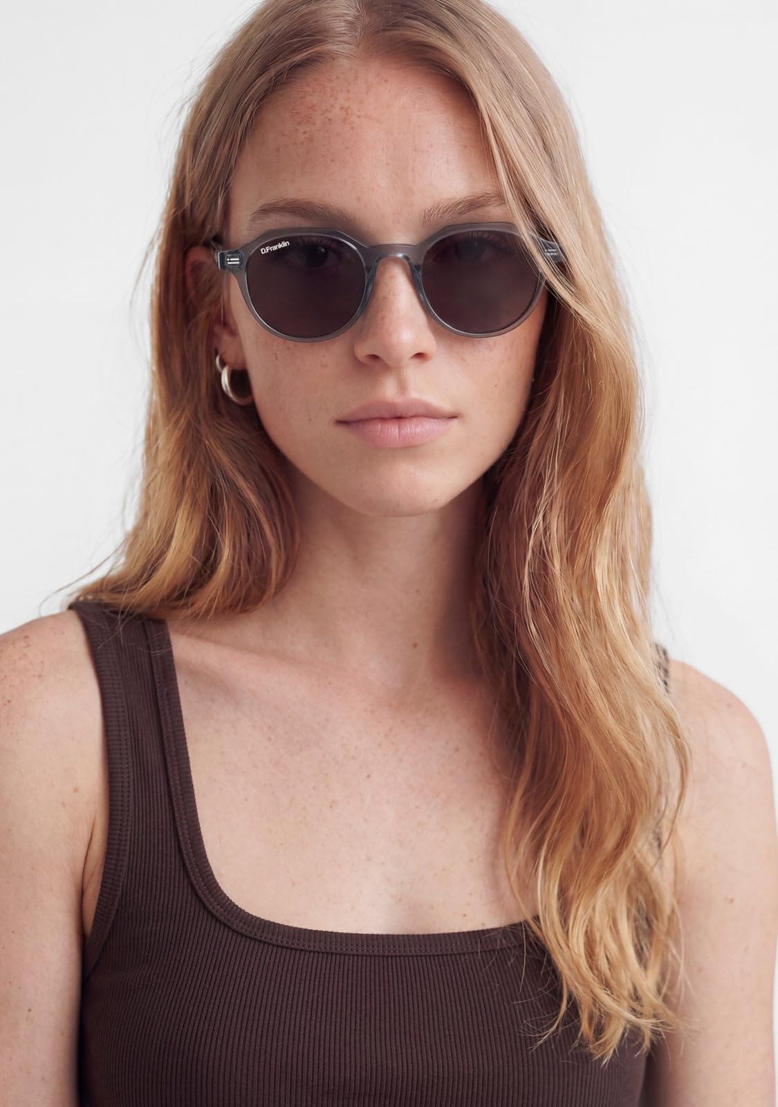 D.Franklin - Lunettes de soleil unisexes avec verres de protection UV - Polarisées - Modèle ultra-light-s-round