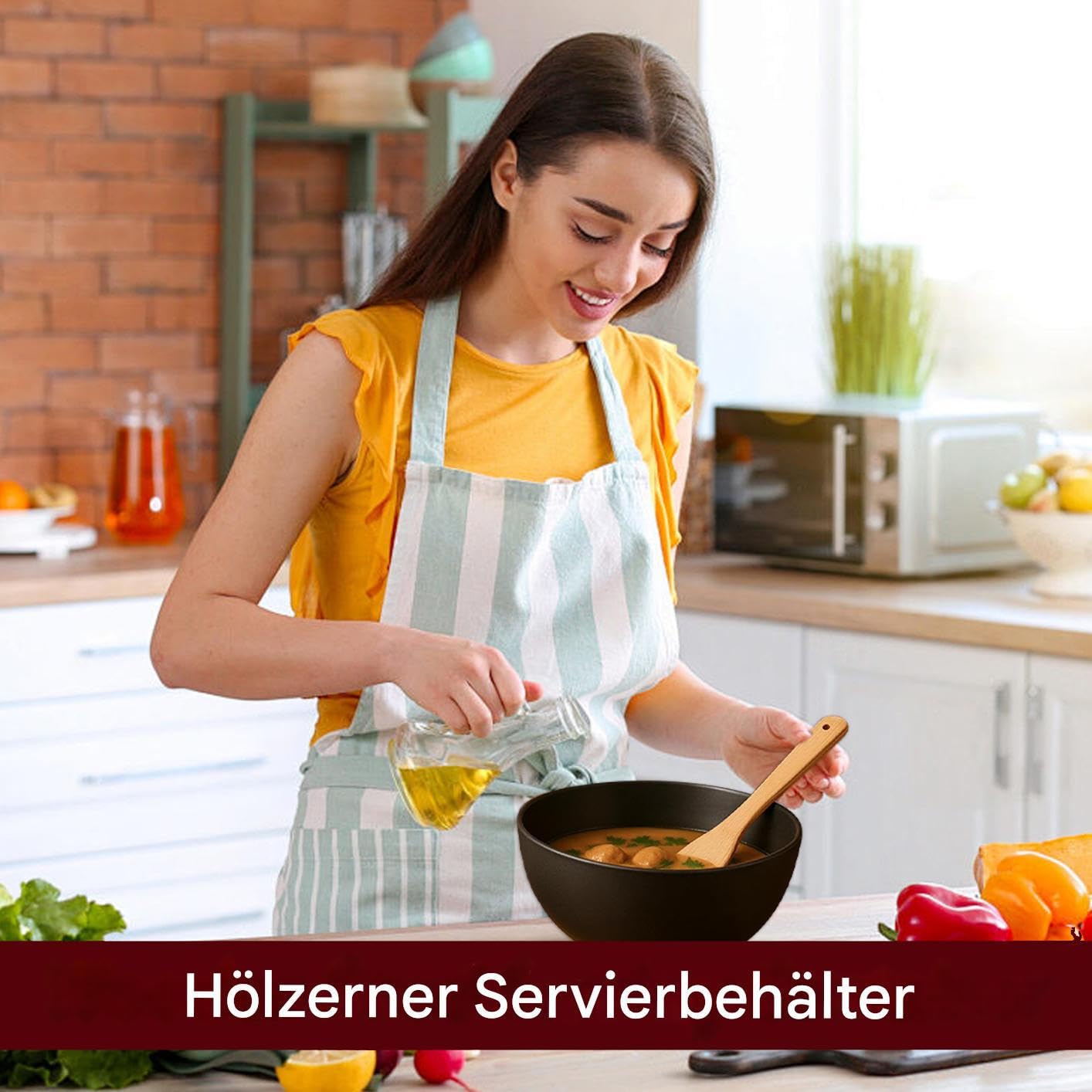 Bol Para Ensalada Con Tapa Encuentables Para Cocina | Ensaladeras Anidables Para Cocina Preparación Y Servicio De Comidas Ensalada Snacks Pan Sopa Frutas Verduras Con