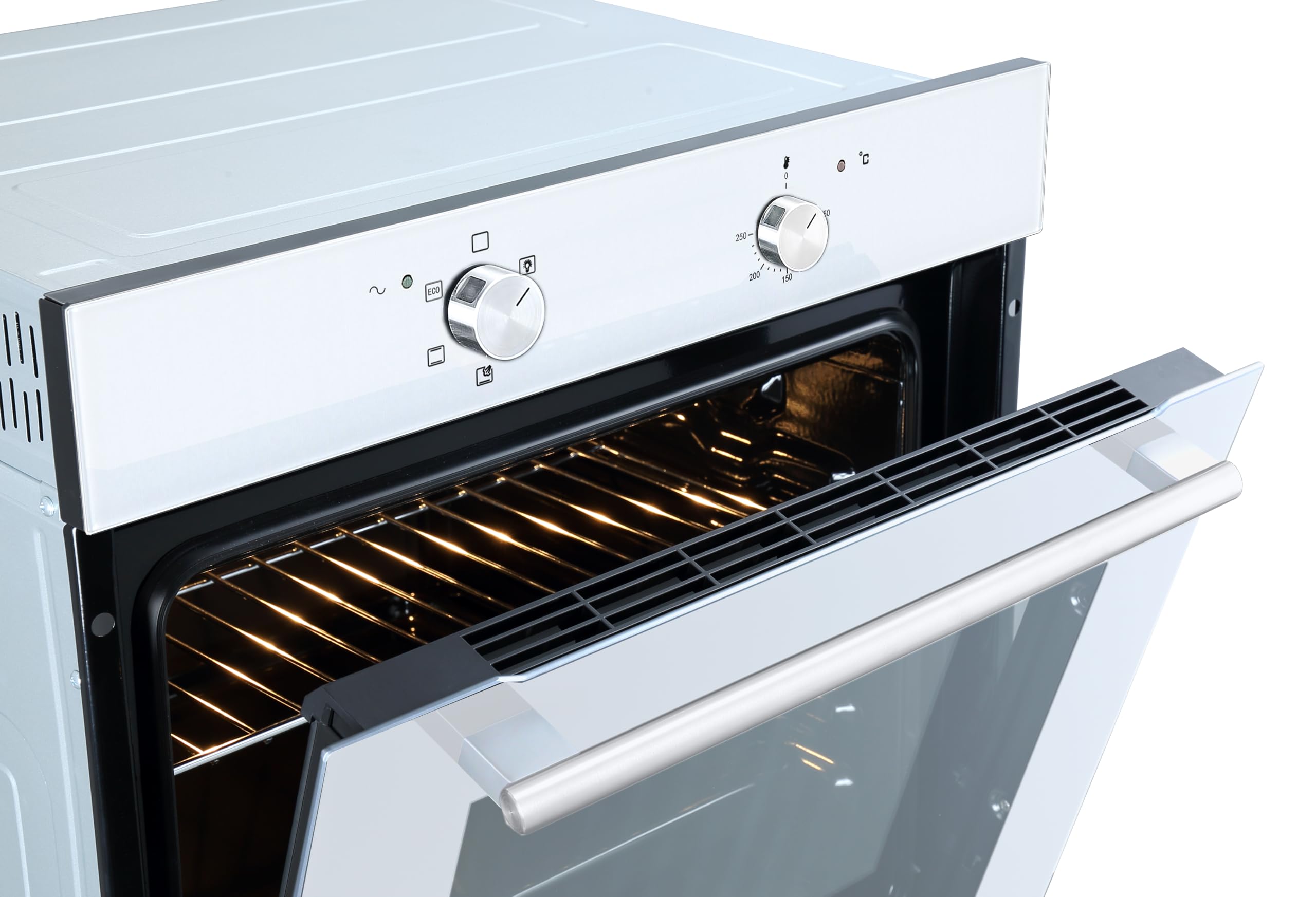 GEDTECH Four encastrable multifonctions GFO76WH - 76L - Grill - Fonctions vapeur (Blanc)