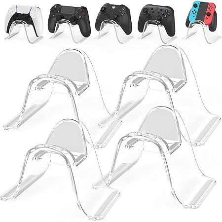 Supporto Acrilico Trasparente Per Controller E Cuffie Gaming - Organizza Scrivania Con Stile