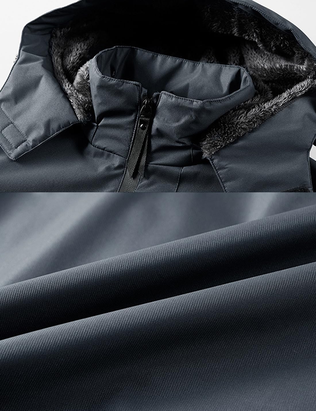 ZGZZ7 Men's Winter Warm Fleece Lining Jackets Active Athletic Thermal Outdoor Skiing Jackets