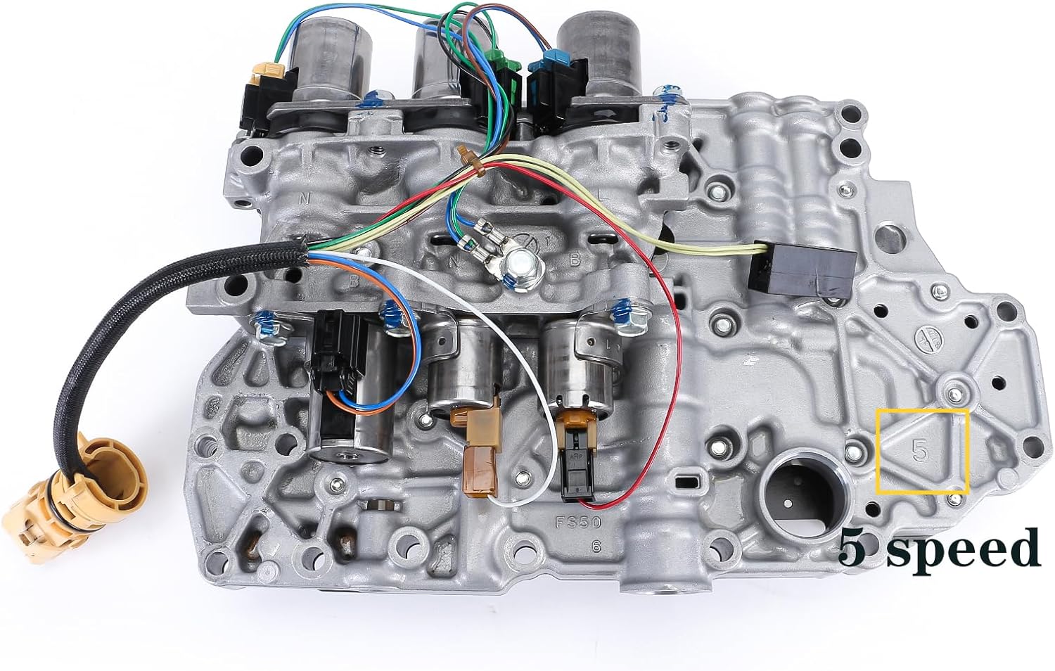 4F27E Tranmission VALVE BODY With Solenoid Block Compatibile with M-AZDA 2 3 5 6 323 1999-2011 /F-ord TRANSMISSION Solenoid kit