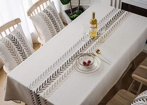 Miniatura 5 de Bringsine - Mantel de lino lavable, diseño vintage, varios tamaños