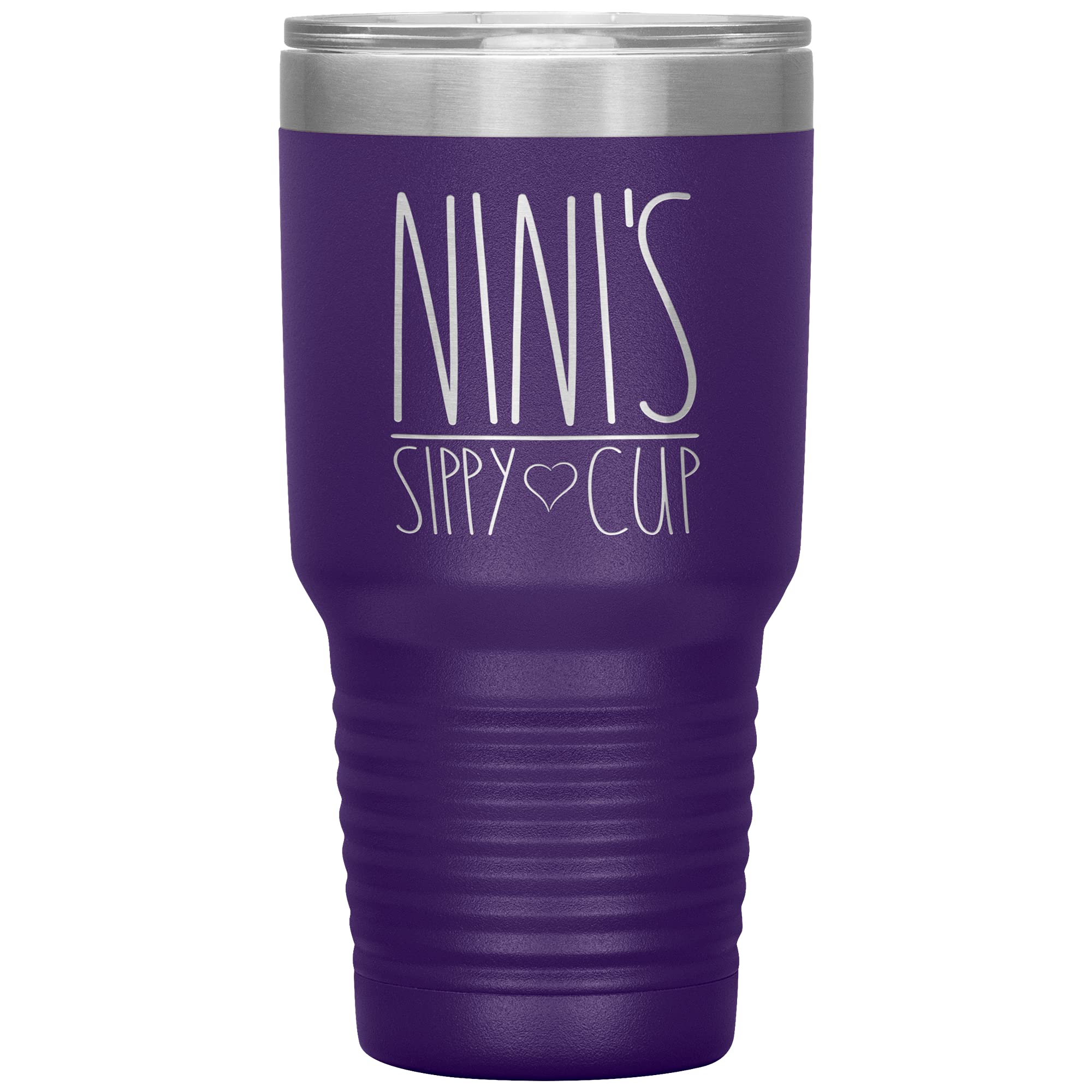 OwingsDesignsPerfect Nini's Sippy Cup Tumbler (12 Colors) - Nini Tumbler - Nini To Be Cup - Vacuum Tumbler Gifts For Nini - Birthday Gift For Nini - Vacuum Tumbler With Lid