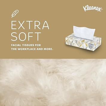 Kleenex Professional Facial Tissue, Bulk, 12 Boxes x 125 Tissues (03076)