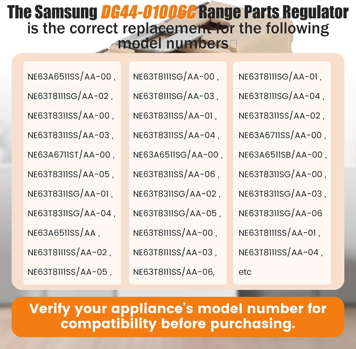 DG44-01006C Electric Range Surface Element Switch for Samsung, Surface Infinite Switch Replaces for 4978126, AP7014551, PS16556816, EAP16556816