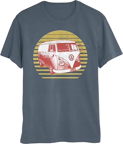 Isaac Morris Limited VW Volkswagen Bus Fun in The Sun - Camiseta de manga corta para hombre y mujer