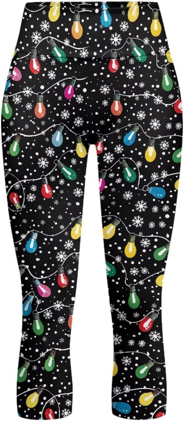 Womens High Waist Yoga Pants with Pockets Tummy Control Workout Running Yoga Leggings