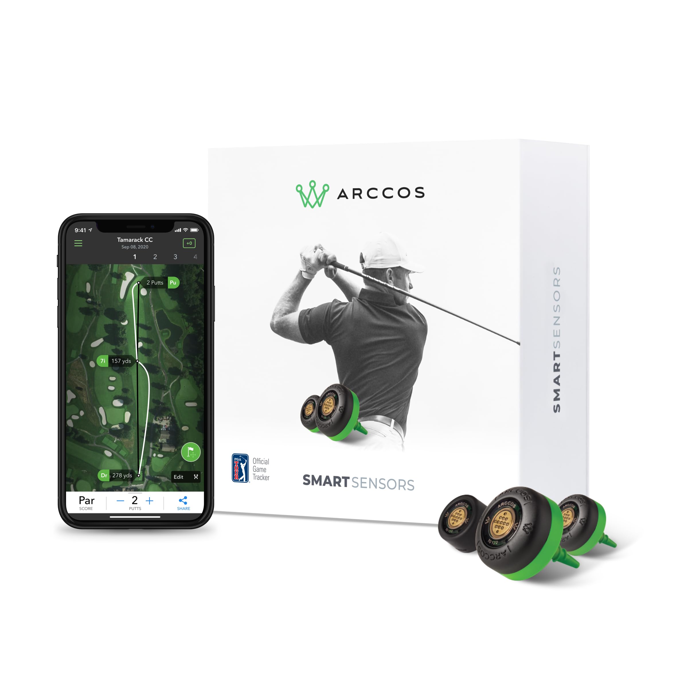 Amazon.com : Arccos Golf Caddie Smart Sensors : Sports & Outdoors