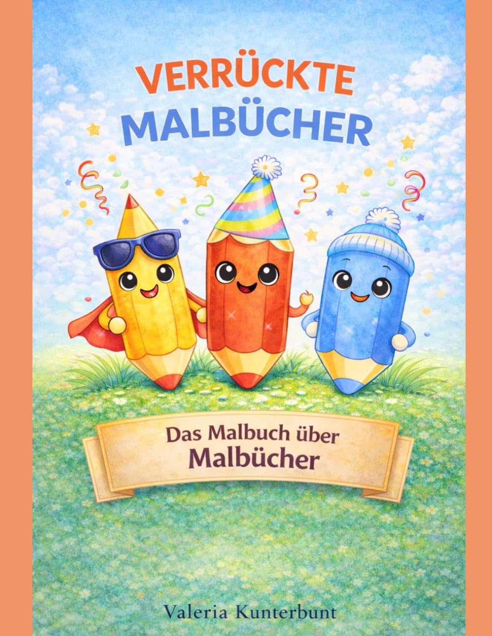 Verrückte Malbücher für Kinder - Das Malbuch über Malbücher: Lustiges & kreatives Malbuch ab 4 Jahren mit fantasievollen Motiven, Spaßbildern und ... - von Kindern für Kinder - ab 3 Jahren)