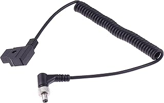 Foto4easy Power Adapter Cable,D-tap to DC 5.5 2.5mm Power Cable for Atomos Monitor,Mars 400s