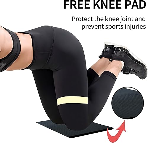 Miniatura 3 de Rueda de rodillo abdominal, rueda de ejercicio para entrenamiento de abdominales, deslizadores de núcleo para entrenamiento, equipo de entrenamiento