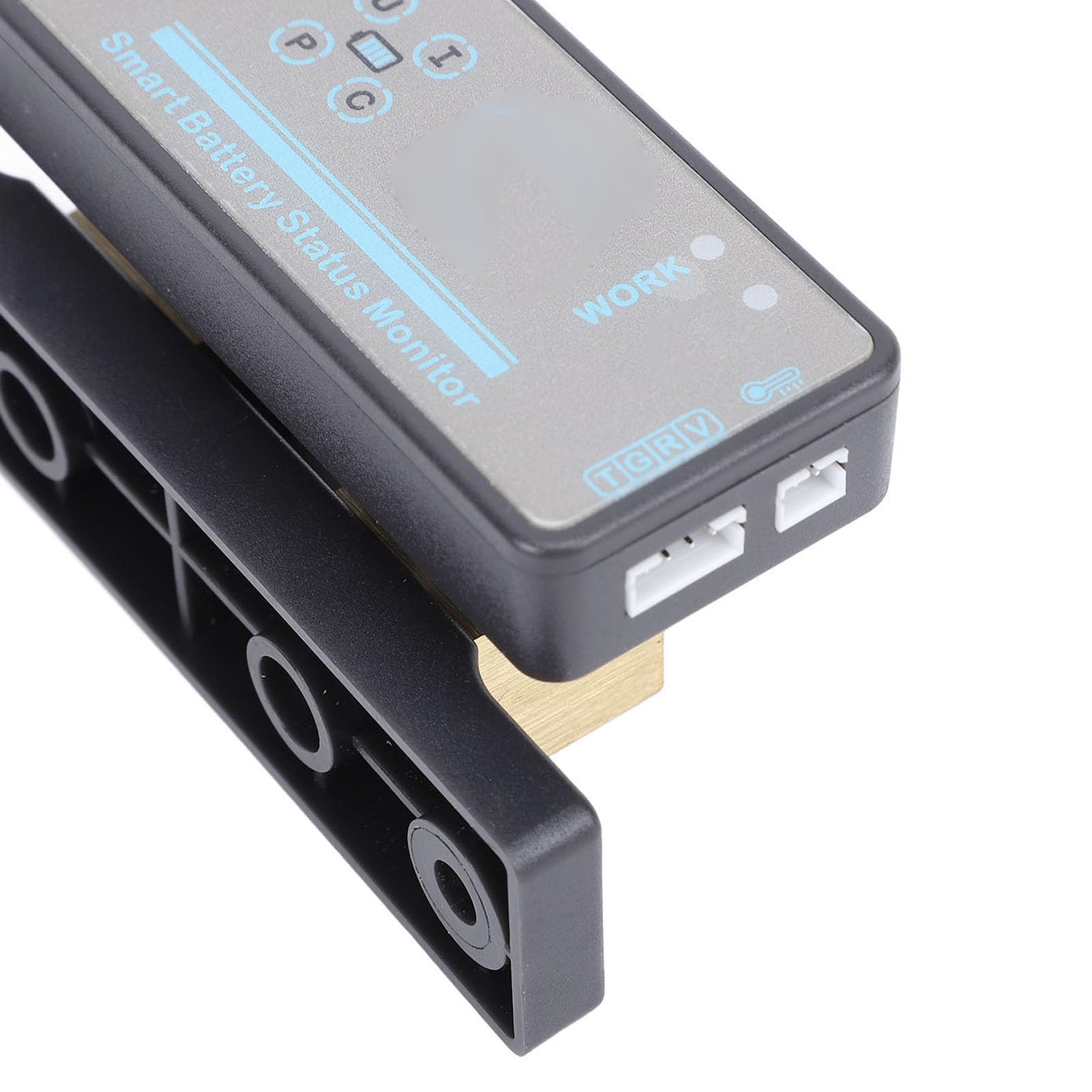 Yosoo Health Gear Batteriemonitor, ABS-Acryl-Batteriespannungs-Strommesser 120 V 500 A mit 2,4-Zoll-LCD-Bluetooth-App-Anzeigealarmen für die Batterieüberwachung von Wohnmobil-Solar-Marine-Golfwagen