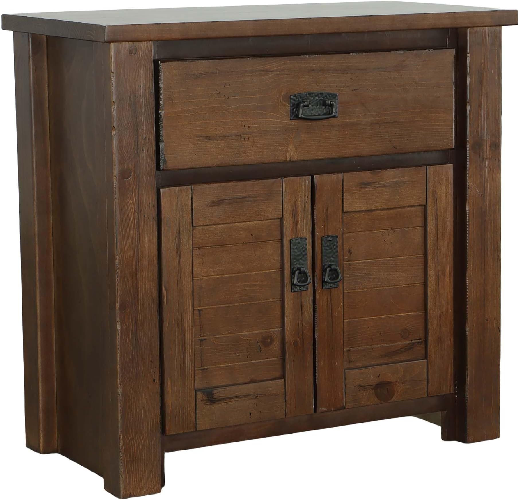 Progressive Furniture Trestlewood Nightstand, 31" x 17" x 31", Mesquite Pine
