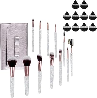 Brochas de maquillaje Bling Crystal Maquillaj...