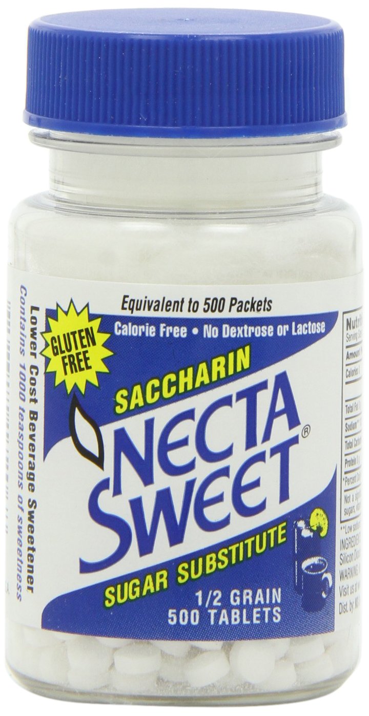 Sugar Substitute Tablets, 1/2 Grain, 500-Count Bottle (Pack of 12)