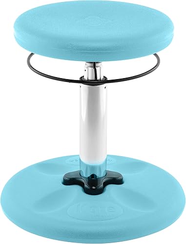 Miniatura 9 de Kore - Silla de altura ajustable, asiento activo para niños, adolescentes: Mejor que una pelota de equilibrio, asientos flexibles para aula. Negro