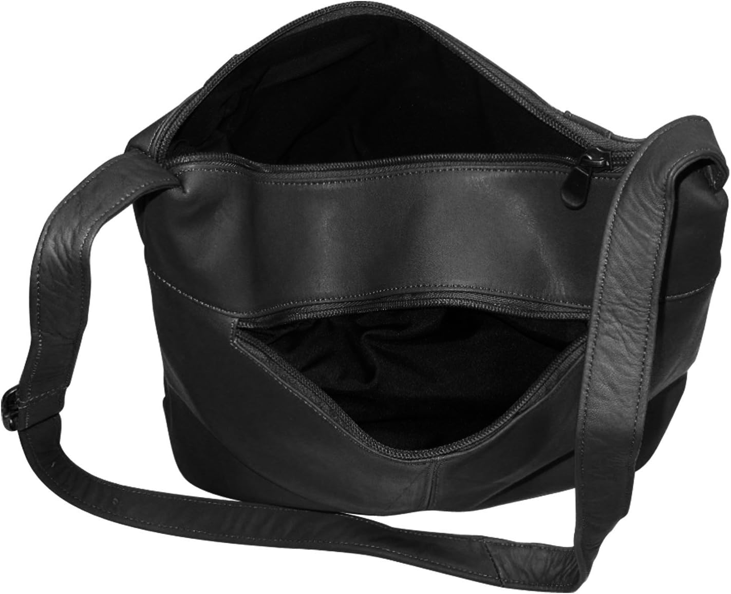 NBA Detroit Pistons Black Leather Women's Mini Top Zip Handbag