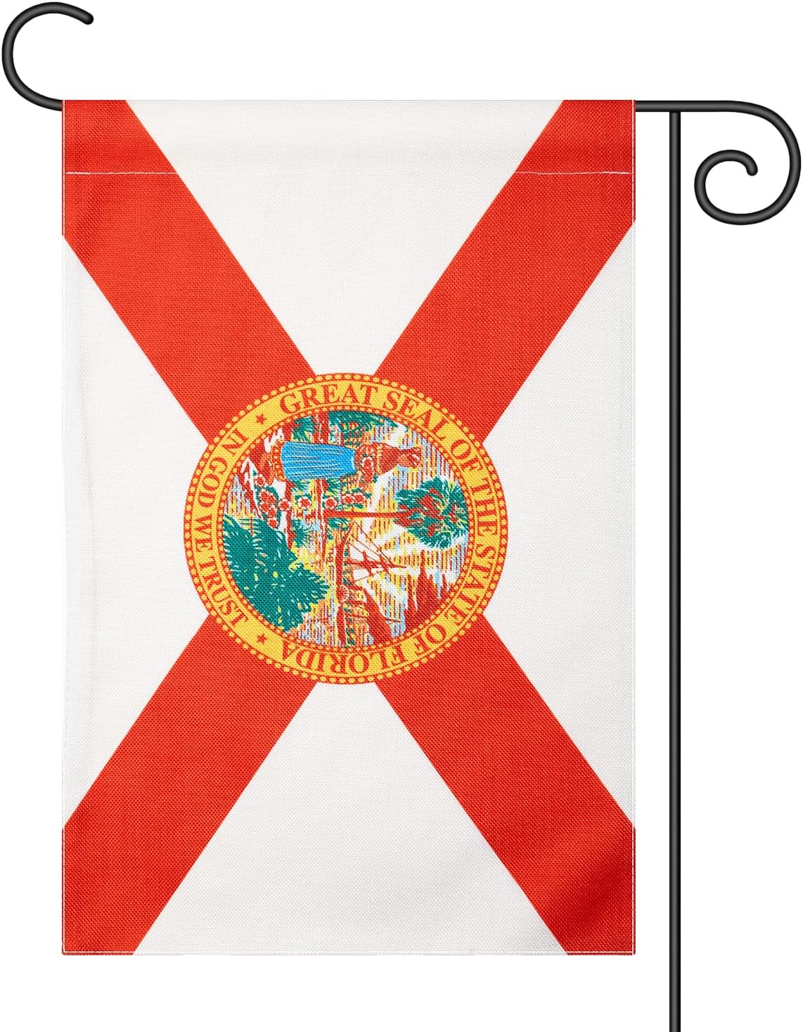 Garden Flag Florida State Flag,Indoor Outdoor Decoration Flags,For Yard Outside 12 x 18 Inches,Double-Sided,DIY Celebration.