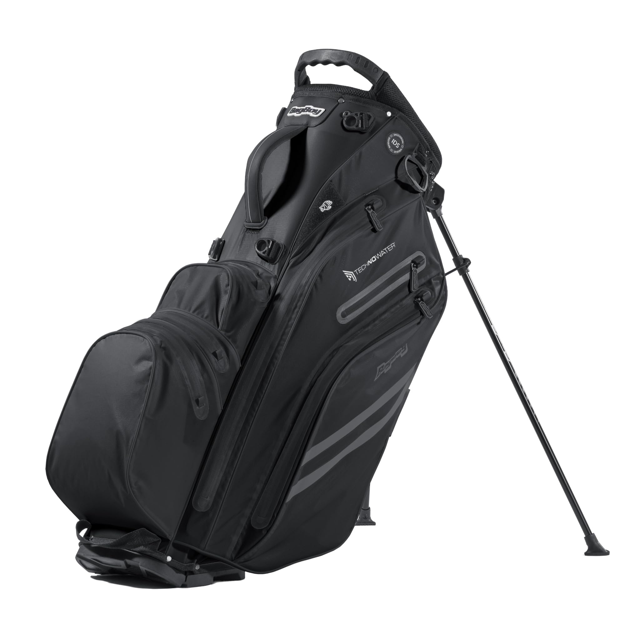 Bagboy Technowater Golf Waterproof Hybrid Stand Golf Bag, Black, 14 Way Divider