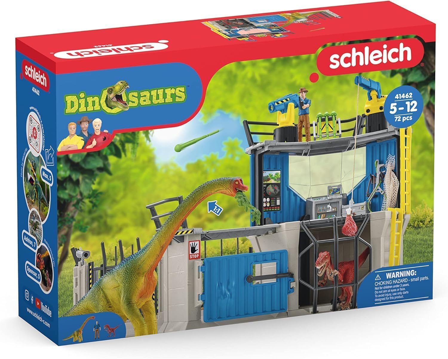 Schleich Dinosaurs | Grande Station de Recherche Dino 41462 | 72 pièces