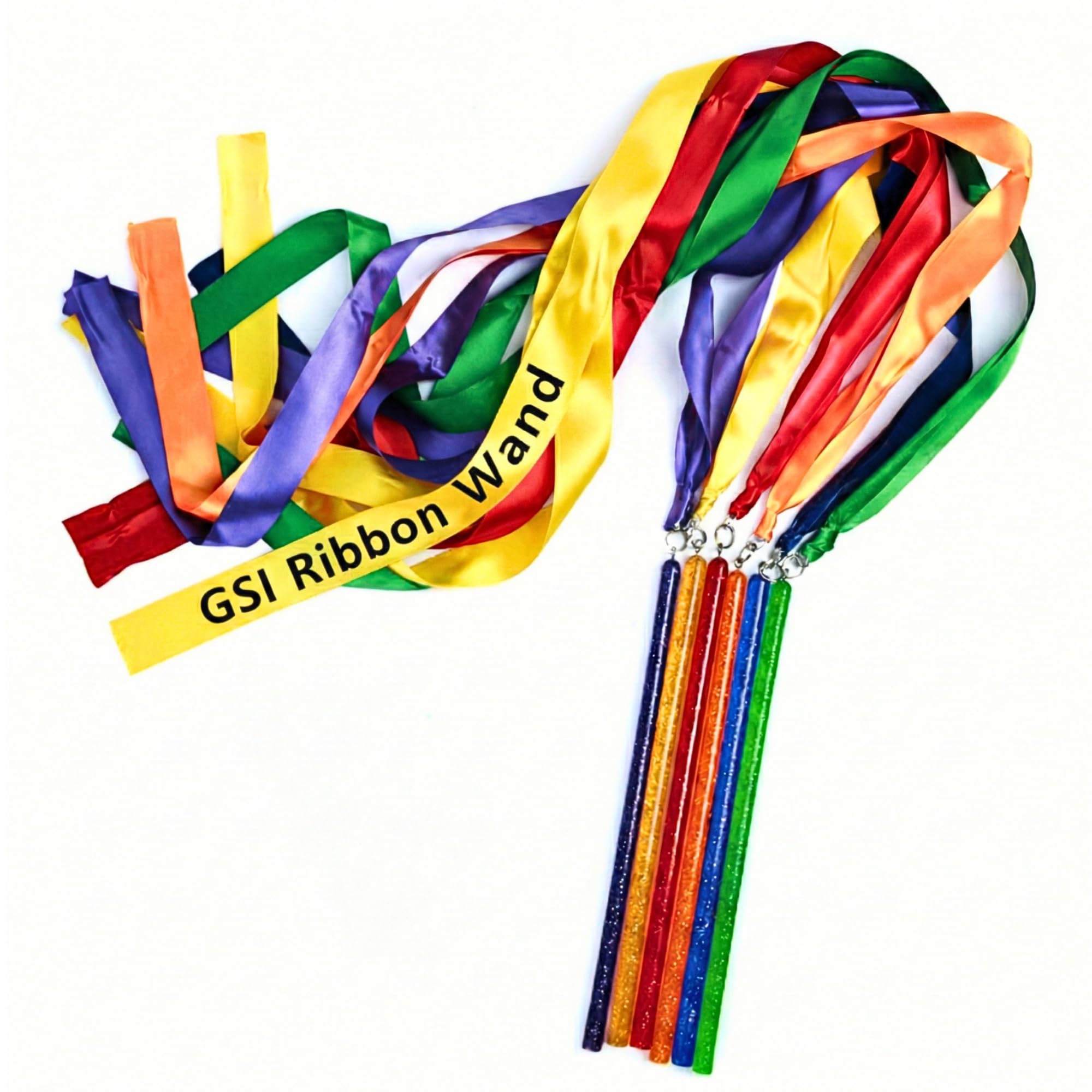 GSI Kids Ribbon Wands &amp; Rings for Creative Movement and Play