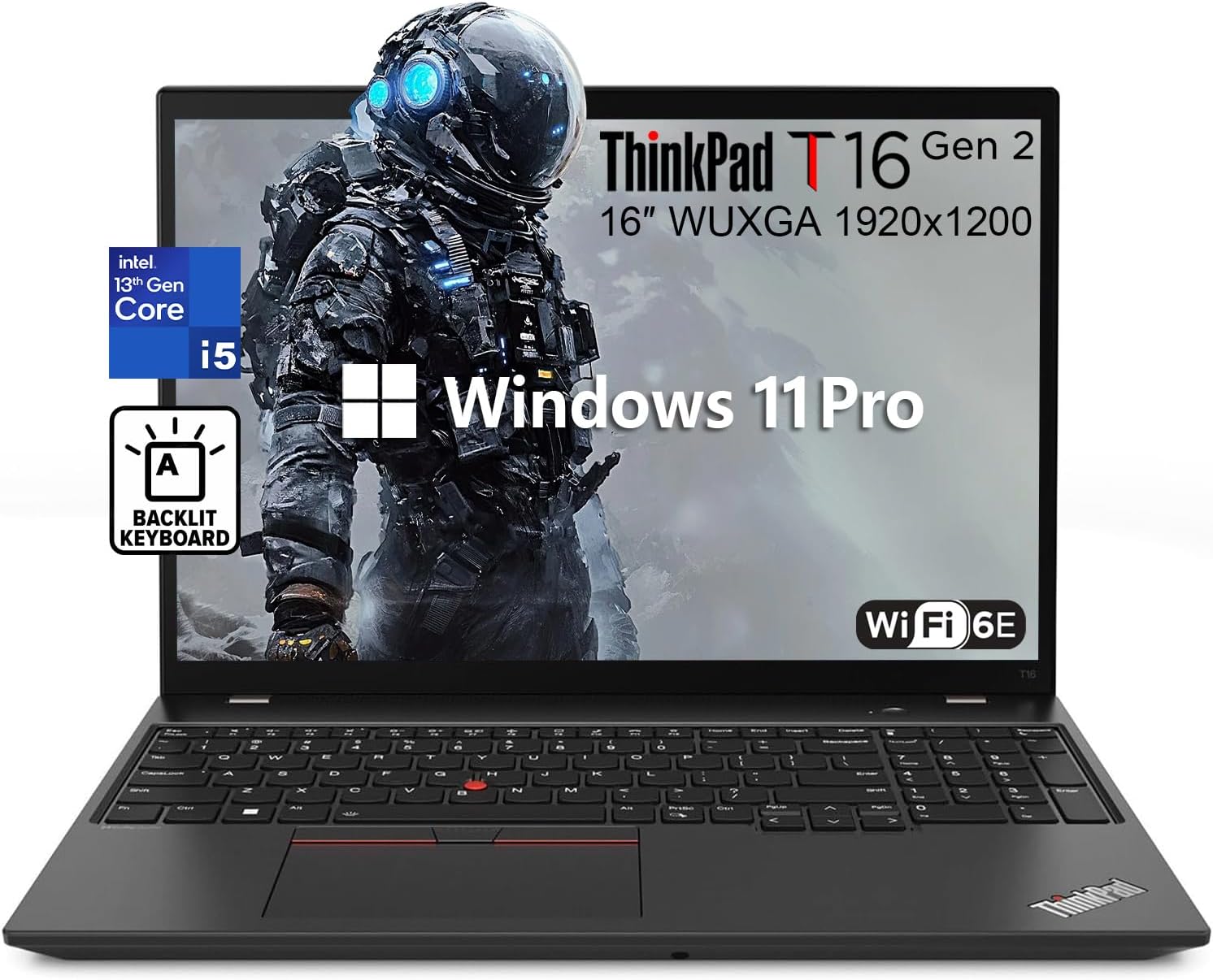 Amazon.com: Lenovo ThinkPad T16 Gen 2 Business Laptop 16” FHD+ IPS ...