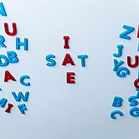 Vista 5 de Educational Insights imanes con la letras del alfabeto con códigos de colores AlphaMagnets Uppercase (caja de 42).