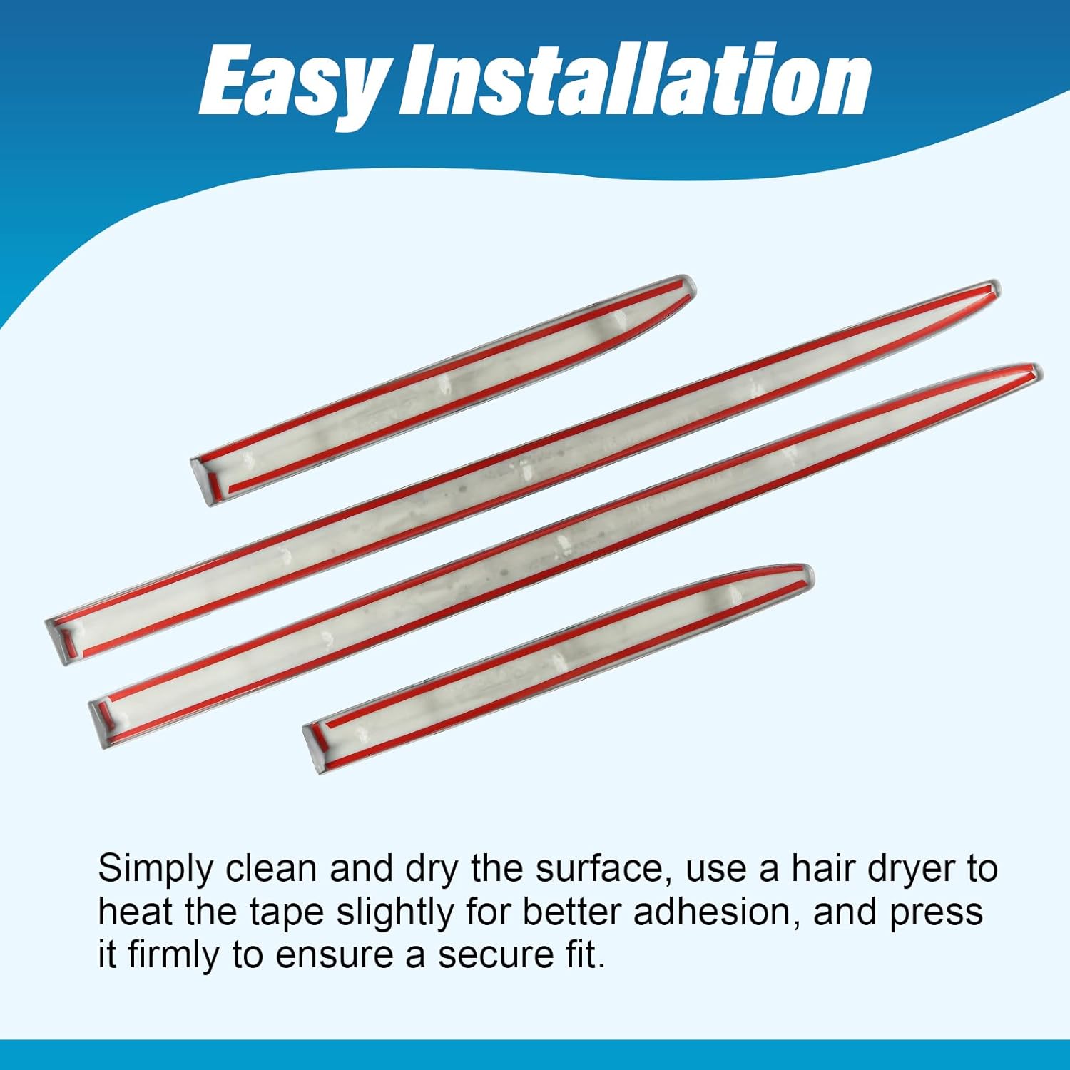 Body Side Molding for Ford Explorer 2020-2026 Side Skirt Chrome Delete Carbon Fiber Trim