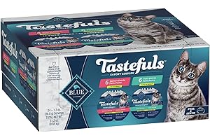 Tastefuls Savory Singles Adult Wet Cat Food Variety Pack