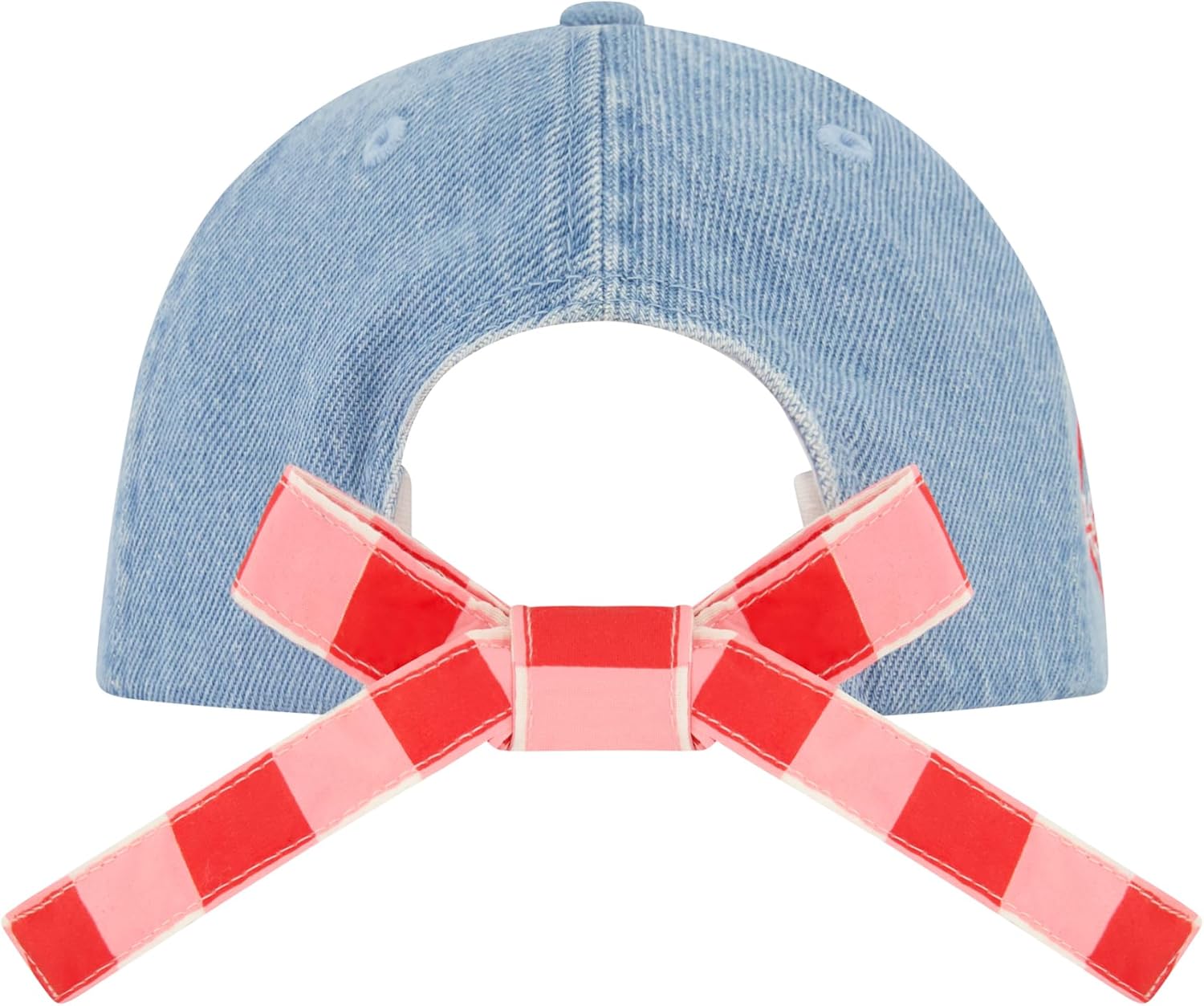 Hello Kitty Baseball Cap, Adult Bow Tie Hat with Curved Brim, Denim, One Size - Image 3