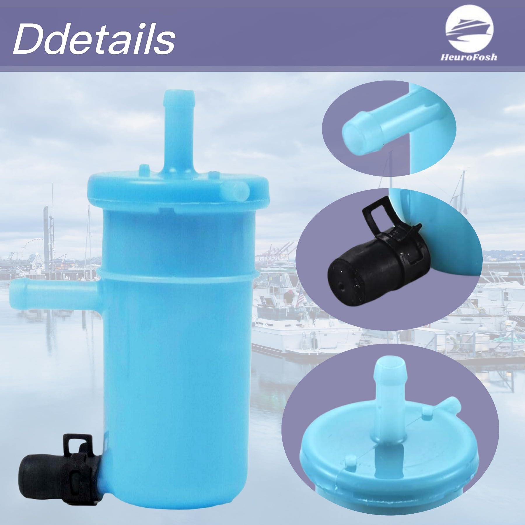Amazon.com: Heurofosh 15410-87L00 Outboard Fuel Filter for Suzuki