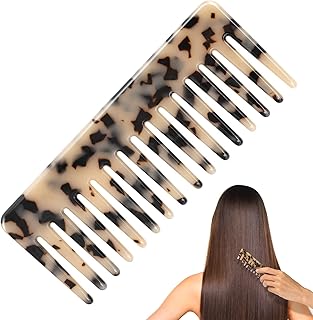 PROUSKY Large Hair Detangling Comb Wide Tooth Comb For Curly Hair, Curl Comb, Curly Hair Comb, Wide Tooth Comb, Shower Comb, Wide Comb For Brushing Out Curls, Durable and LightWeight