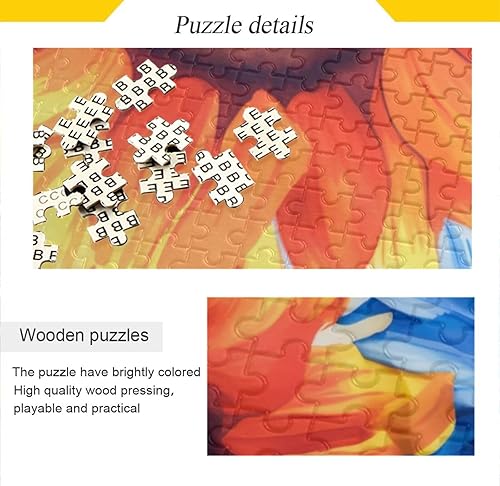 Miniatura 2 de Sunflower Jigsaw Puzzles 500 Pieces for Adults,Learning Educational Puzzles,Difficult and Challenge Families Toys with Mesh Storage Bag 2011827