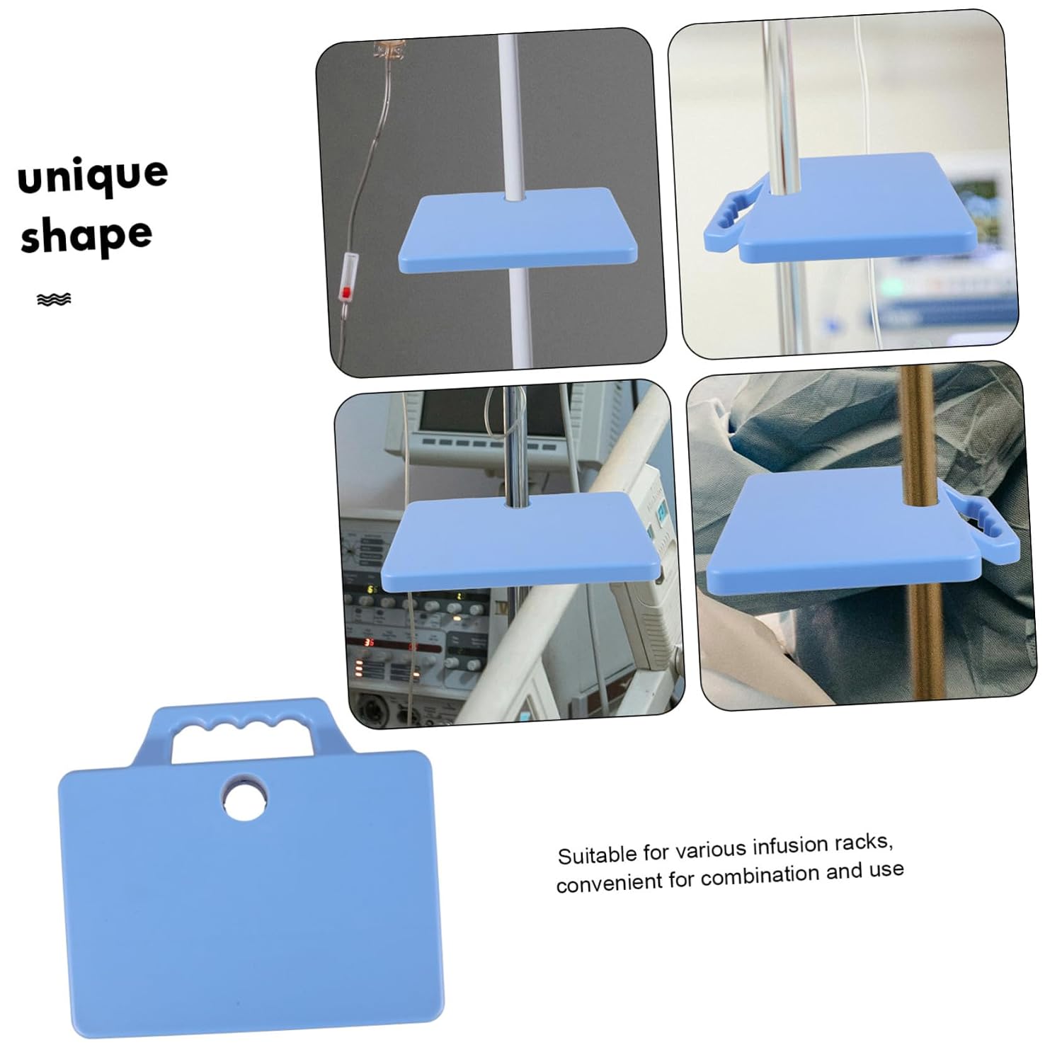Standing Plate Holder for Infusion Stands Drip Holder Product Tray Infusion Stand