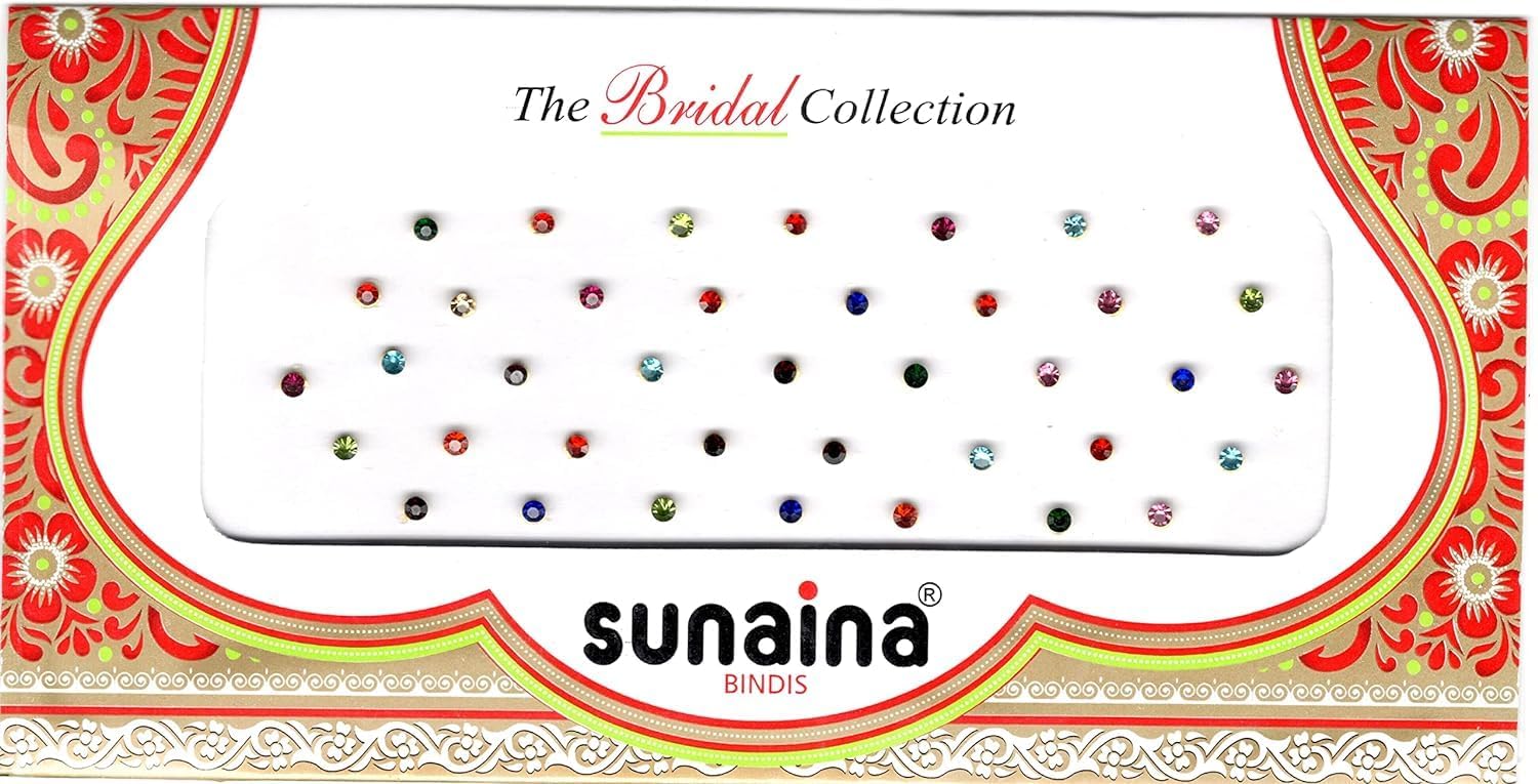 SANKALP CREATION Traditional Bridal Multicolor Stone Bindi For women