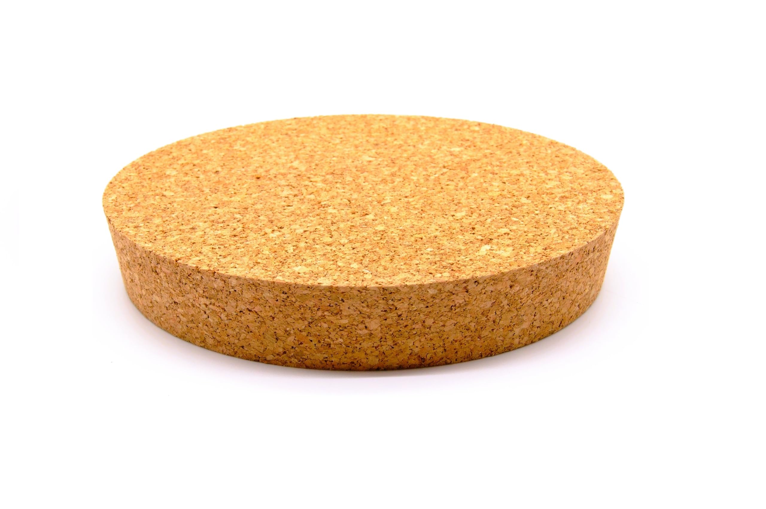 Alcofermbrew Brown Large Cork Lid 180/170Mm - H: 30Mm - Tapered Cork Stopper, Cork Bung, Natural Cork, Lid For Jar, Jar Cover