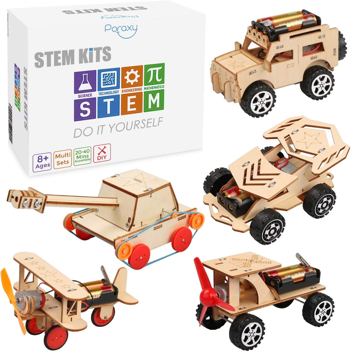Amazon 立体パズル Poraxy 3d立体パズル 木製パズル Diy クラフト 子供 プレゼント 玩具 知育玩具 男の子 女の子ギフト 誕生日 プレゼント 贈り物 ミニカーシリーズ 立体パズル おもちゃ