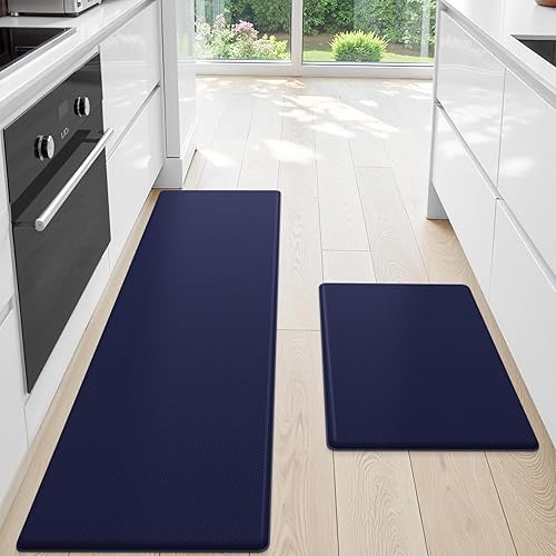 Tapete de cocina, 2 piezas de alfombras de cocina, tapetes de cocina acolchados para piso, tapete antifatiga, juego de alfombras de cocina, tapete