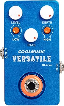 Coolmusic C-CH01 Versatile Chorus Pedal Guitar Pedal Effector Bass Pedal